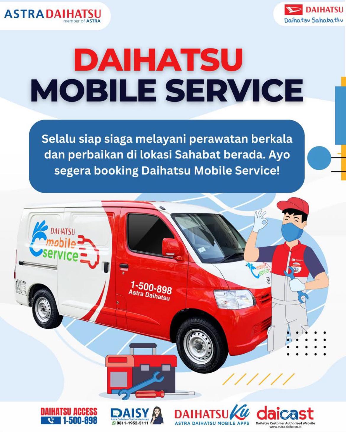 JANGAN SAMPAI KETINGGALAN! Daihatsu Gelar "Pesta Service" Besar-besaran, Servis Mobil Cuma Mulai Rp 100 Ribu!