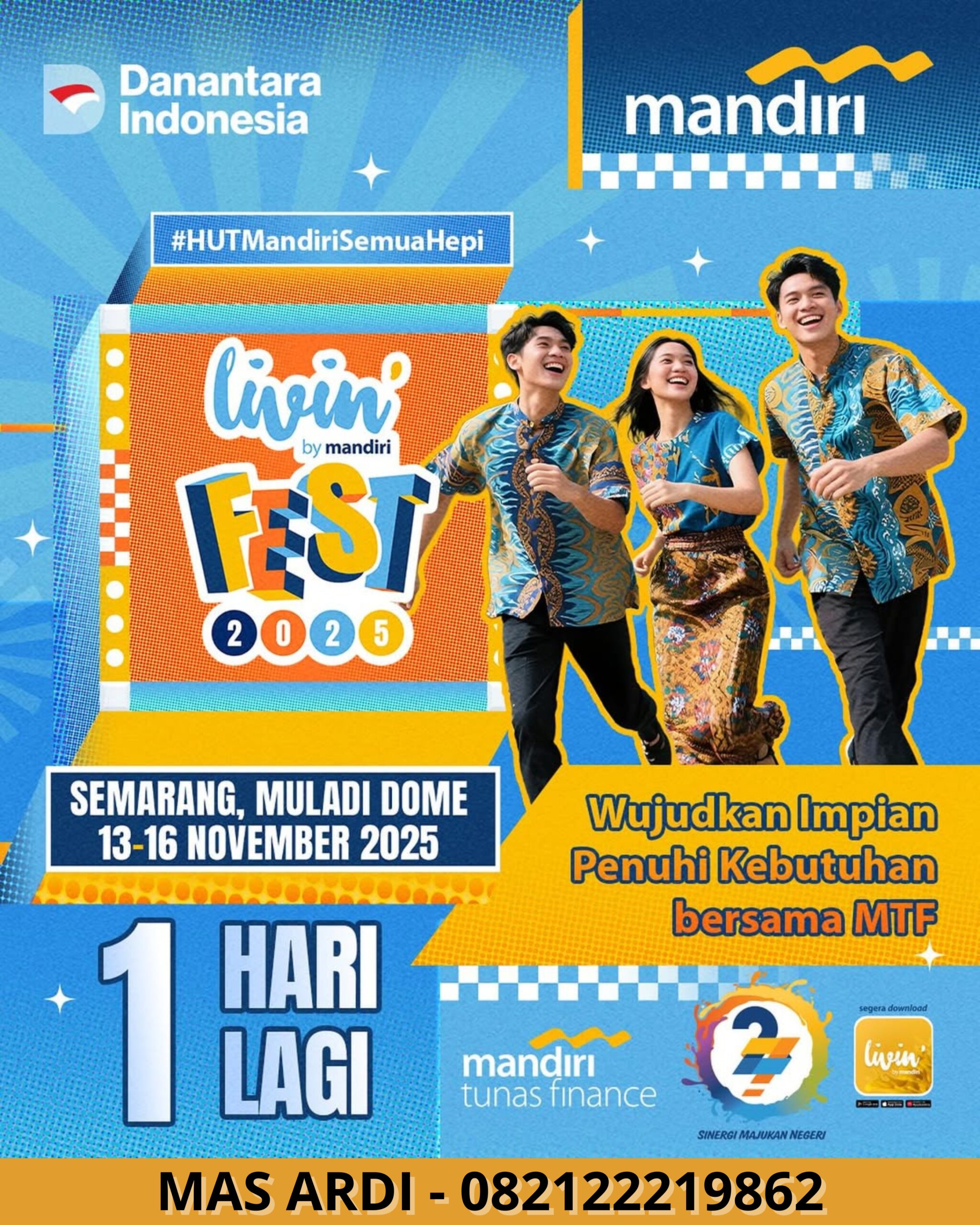 Serbu LIVIN FEST 2025 Daihatsu Kasih Promo Paling Oye Bareng Mas Ardi